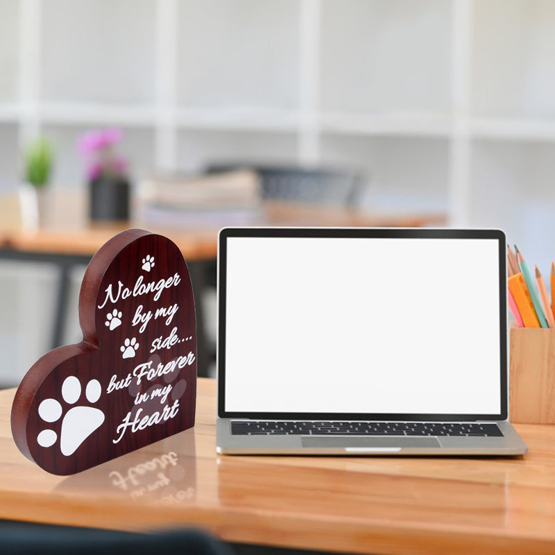 View larger image Add to Compare Share SOPEWOD Sympathy Condolence Gifts: Heart-Shaped Wooden Plaque for Pet Loss Remembrance