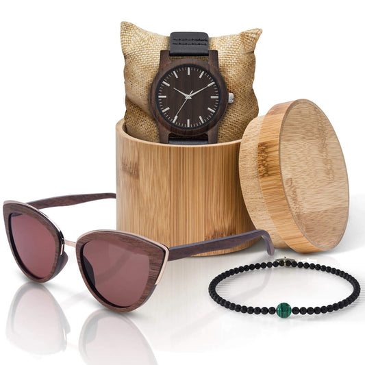 Wood Sunglasses Custom Logo Bamboo Fashion Black Mirror Metal Eye OEM Spring Frame Style Time Protection Color Lenses Weight Age