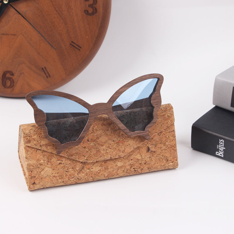 SOPEWOD Hot Sale Retro Style Custom OEM Walnut Black Sandal Wood Polarized Wood Sunglasses