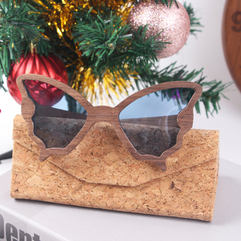 SOPEWOD Hot Sale Retro Style Custom OEM Walnut Black Sandal Wood Polarized Wood Sunglasses