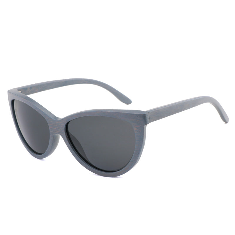 Wood Sunglasses Custom Logo Bamboo Fashion Black Mirror Metal Eye OEM Spring Frame Style Time Protection Color Lenses Weight Age