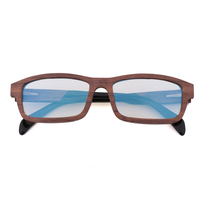 SOPEWOD Factory Men Women Outdoor Activities Zebra Wooden Metal Frame Sunglasses