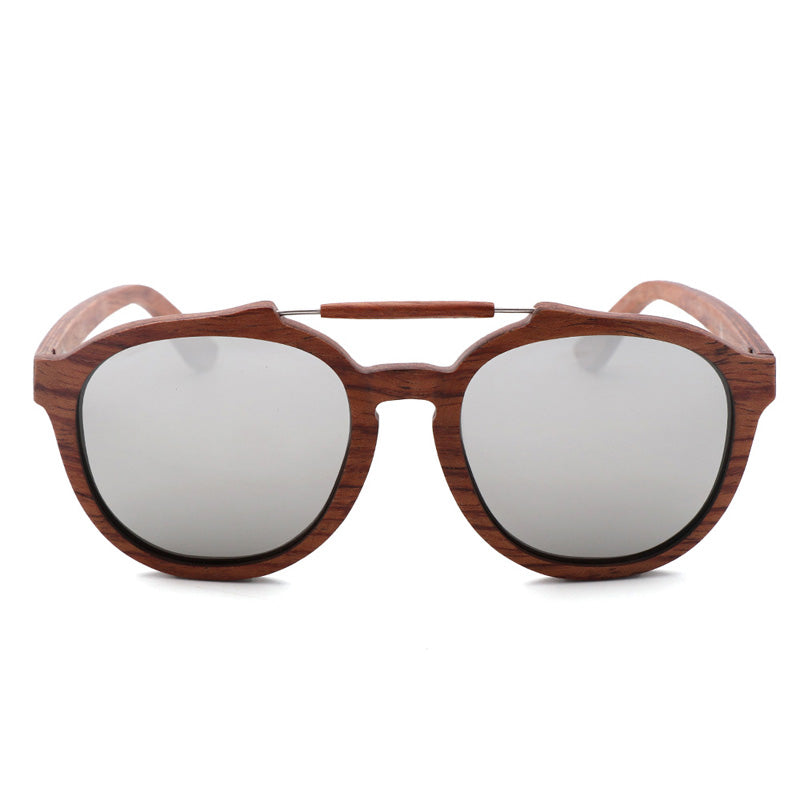 SOPEWOD Wood Sunglasses with Dark Polarized Lenses for Men and Women
