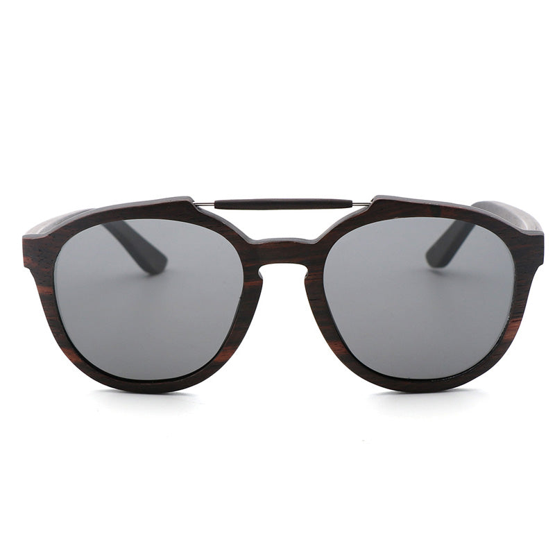 SOPEWOD Wood Sunglasses with Dark Polarized Lenses for Men and Women