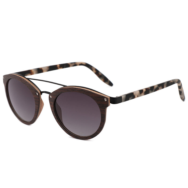SOPEWOD Wood Sunglasses with Dark Polarized Lenses for Men and Women