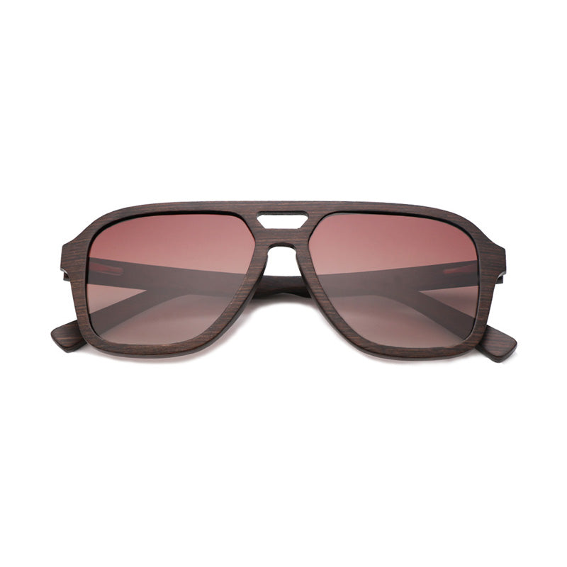 SOPEWOD Wood Sunglasses with Dark Polarized Lenses for Men and Women