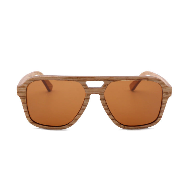 SOPEWOD Wood Sunglasses with Dark Polarized Lenses for Men and Women