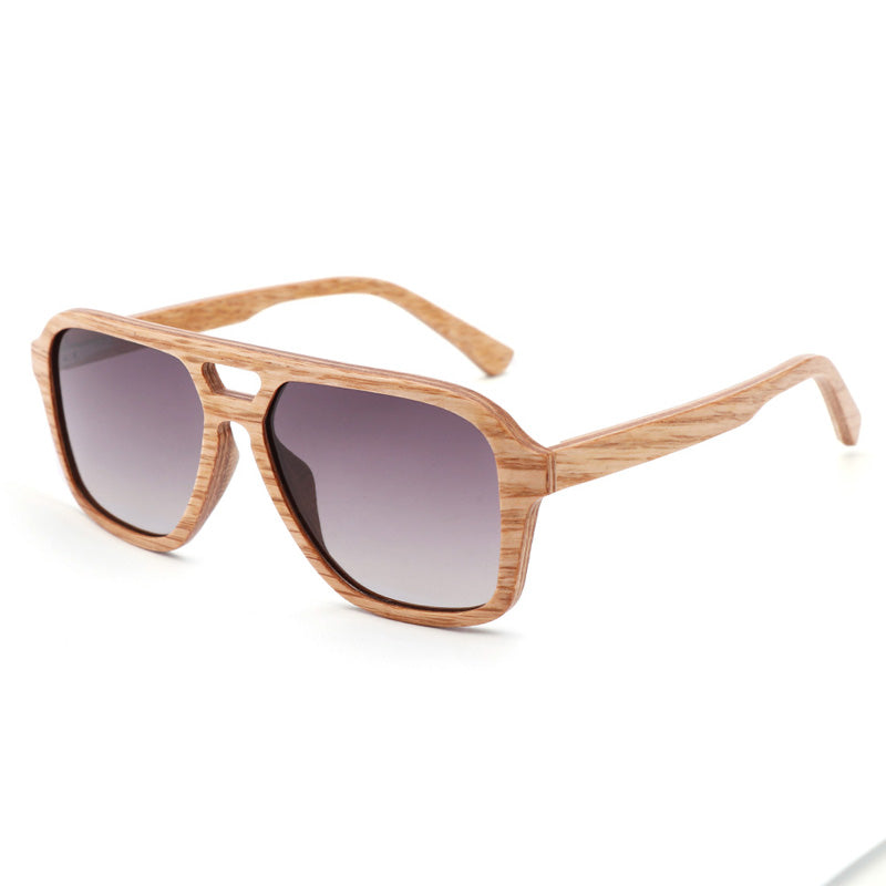 SOPEWOD Wood Sunglasses with Dark Polarized Lenses for Men and Women