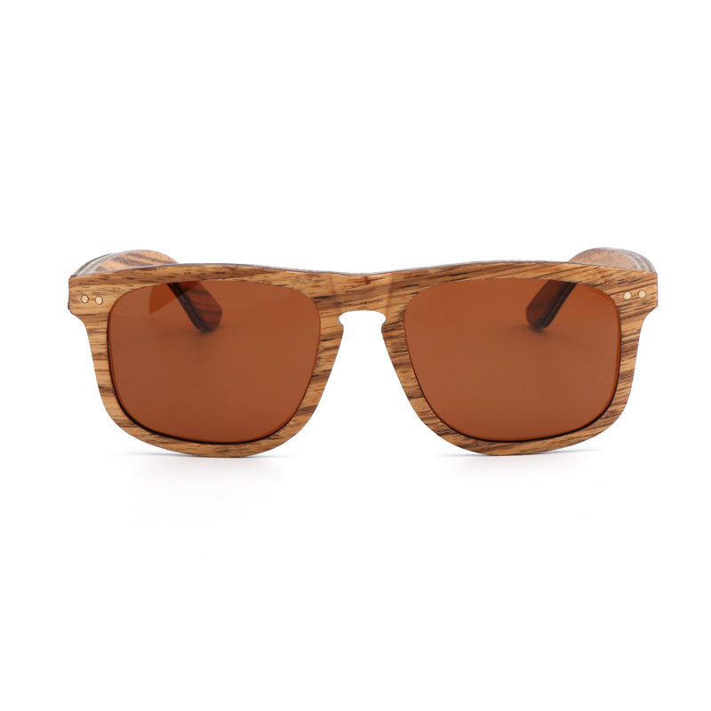 SOPEWOD Wood Sunglasses with Dark Polarized Lenses for Men and Women