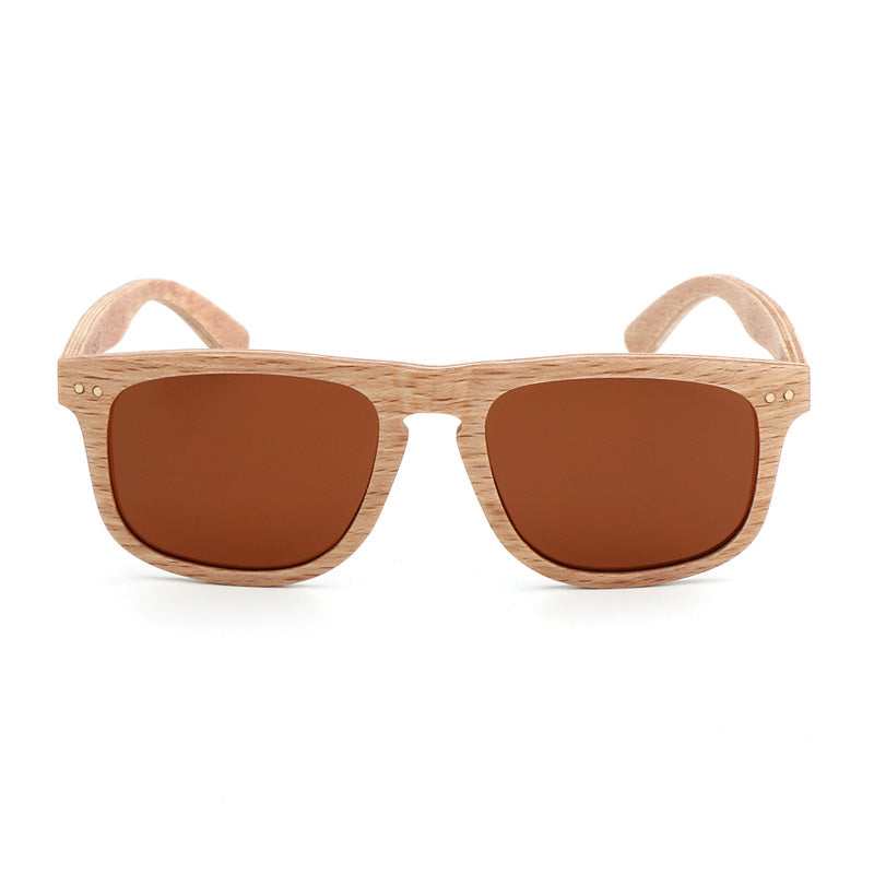 SOPEWOD Wood Sunglasses with Dark Polarized Lenses for Men and Women