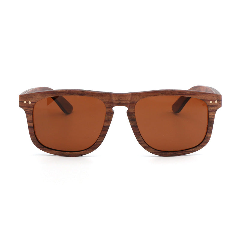 SOPEWOD Wood Sunglasses with Dark Polarized Lenses for Men and Women