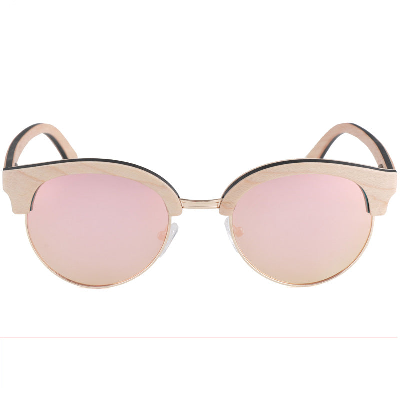 SOPEWOD Wood Sunglasses with Dark Polarized Lenses for Men and Women