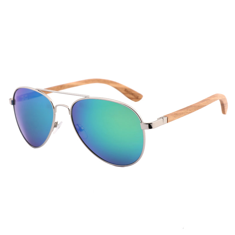 SOPEWOD Wood Sunglasses with Dark Polarized Lenses for Men and Women