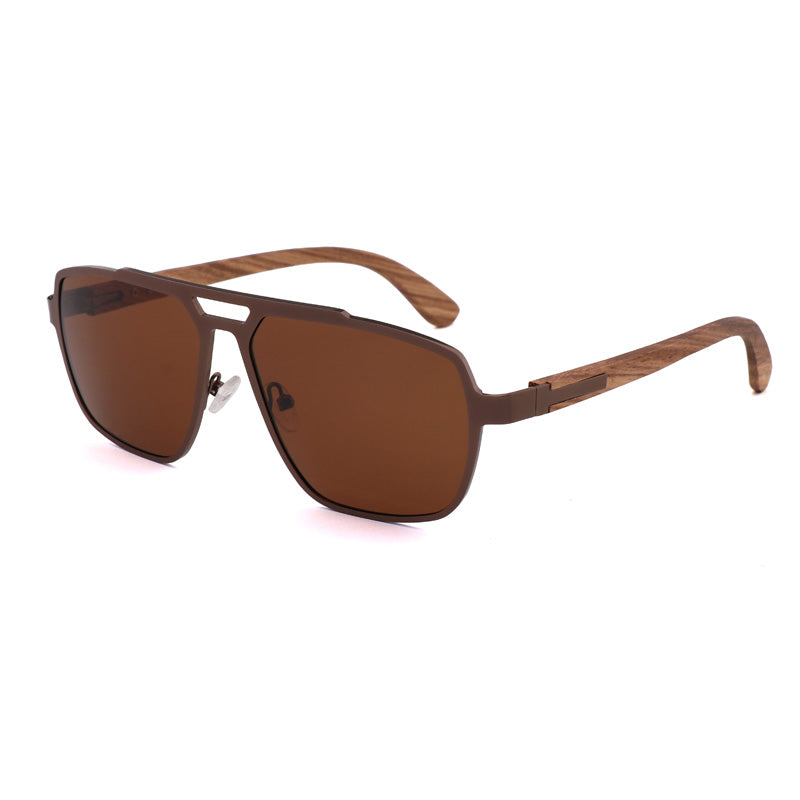 SOPEWOD Wood Sunglasses with Dark Polarized Lenses for Men and Women