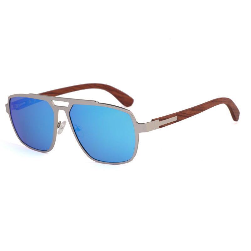 SOPEWOD Wood Sunglasses with Dark Polarized Lenses for Men and Women