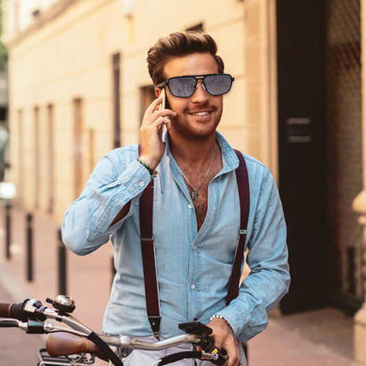 SOPEWOD Wood Sunglasses with Dark Polarized Lenses for Men and Women