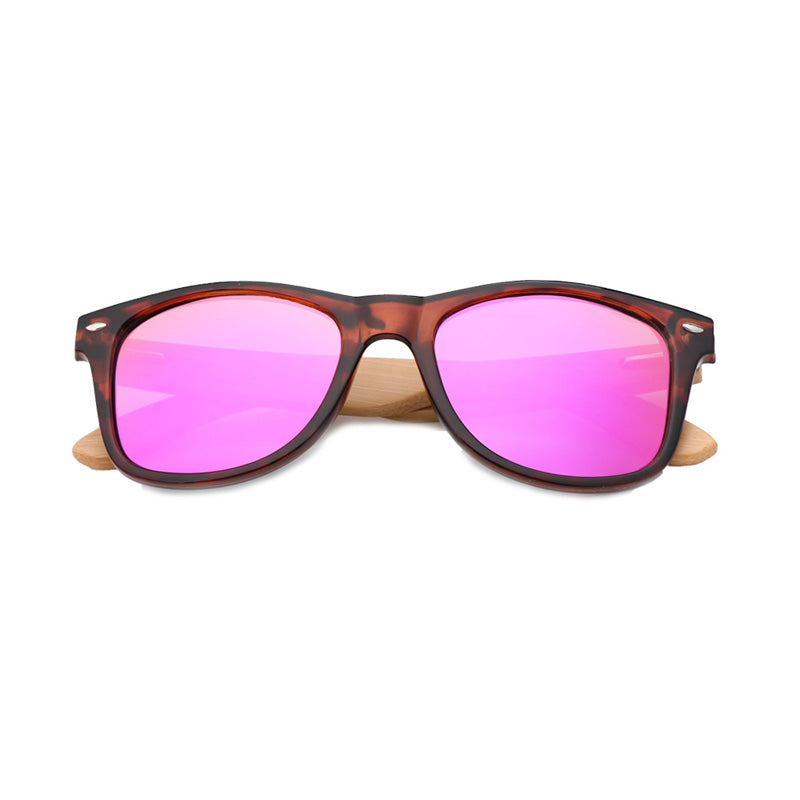 SOPEWOD Wood Sunglasses with Dark Polarized Lenses for Women