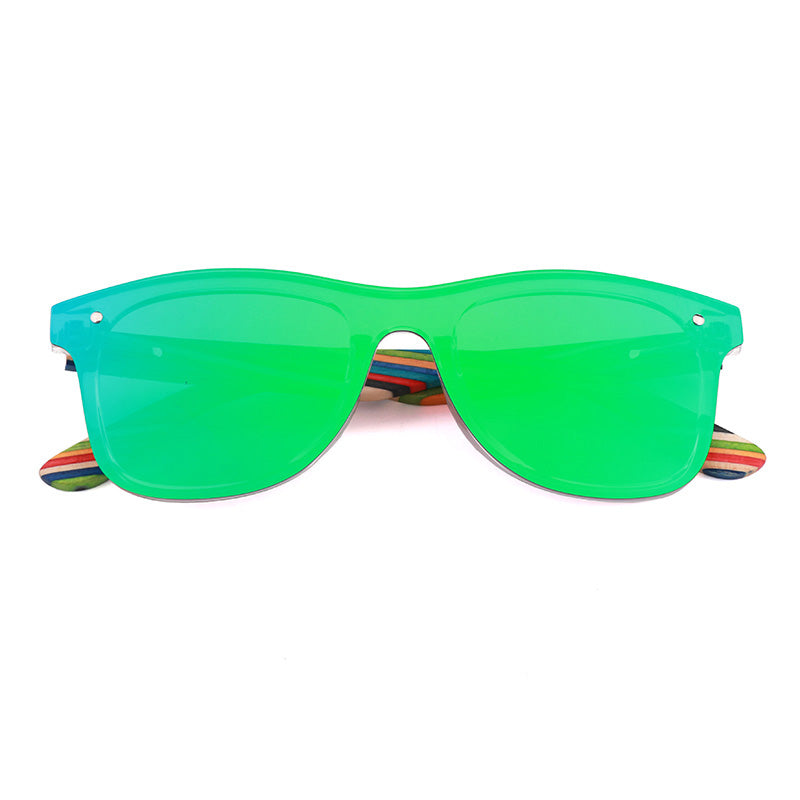 SOPEWOD Wood Sunglasses with Dark Polarized Lenses for Men and Women