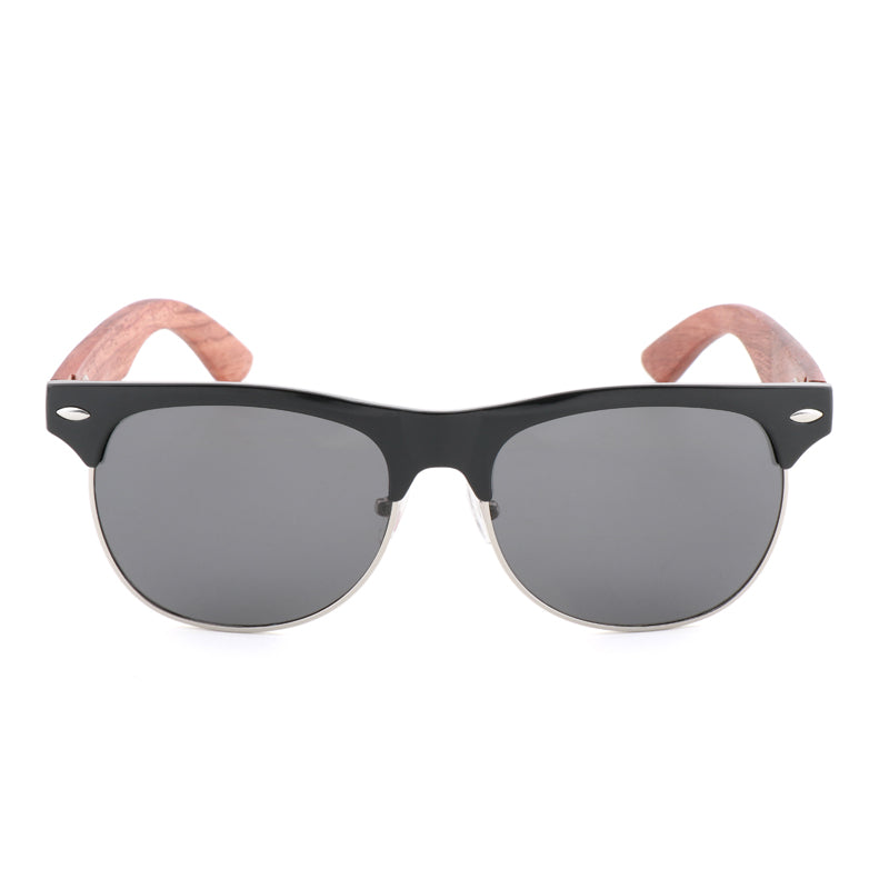 SOPEWOD Wood Sunglasses with Dark Polarized Lenses for Men and Women