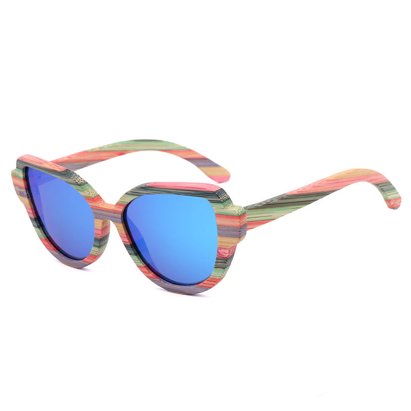 SOPEWOD Wood Sunglasses with Dark Polarized Lenses for Men and Women