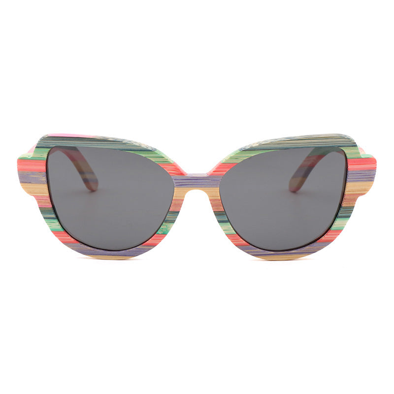 SOPEWOD Wood Sunglasses with Dark Polarized Lenses for Men and Women