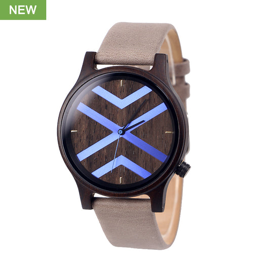 SOPEWOD custom private label sandalwood walnut teak wooden watches,ebony wood engraved watch