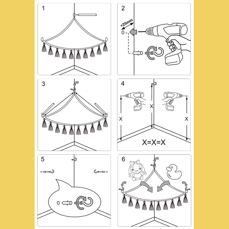 SOPEWOD Love Large Stuffed Animal Net Hammock for Plushie Toys | Corner Hanging Organizer for your Teddy and Stuffy Collection