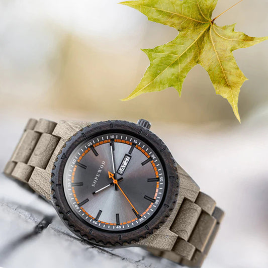 SOPEWOD fashion Sun print watch for men