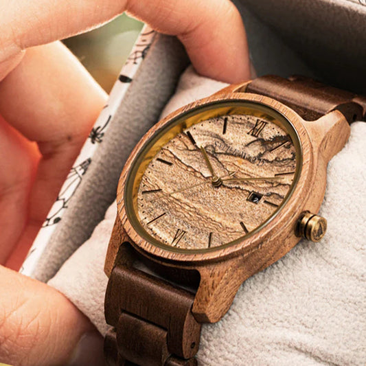 SOPEWOD OEM/ODM Fashion Style Black Walnut watch