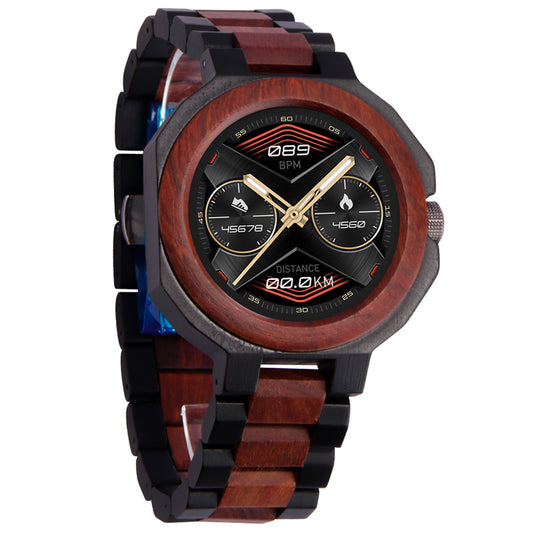 SOPEWOD fashion smart zebra wood ebony watch