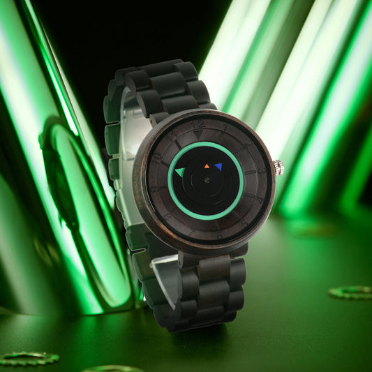 SOPEWOD fashion smart zebra wood ebony watch