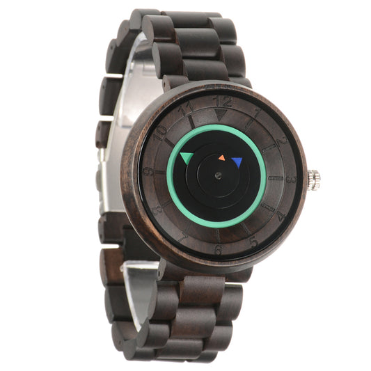 SOPEWOD fashion smart zebra wood ebony watch
