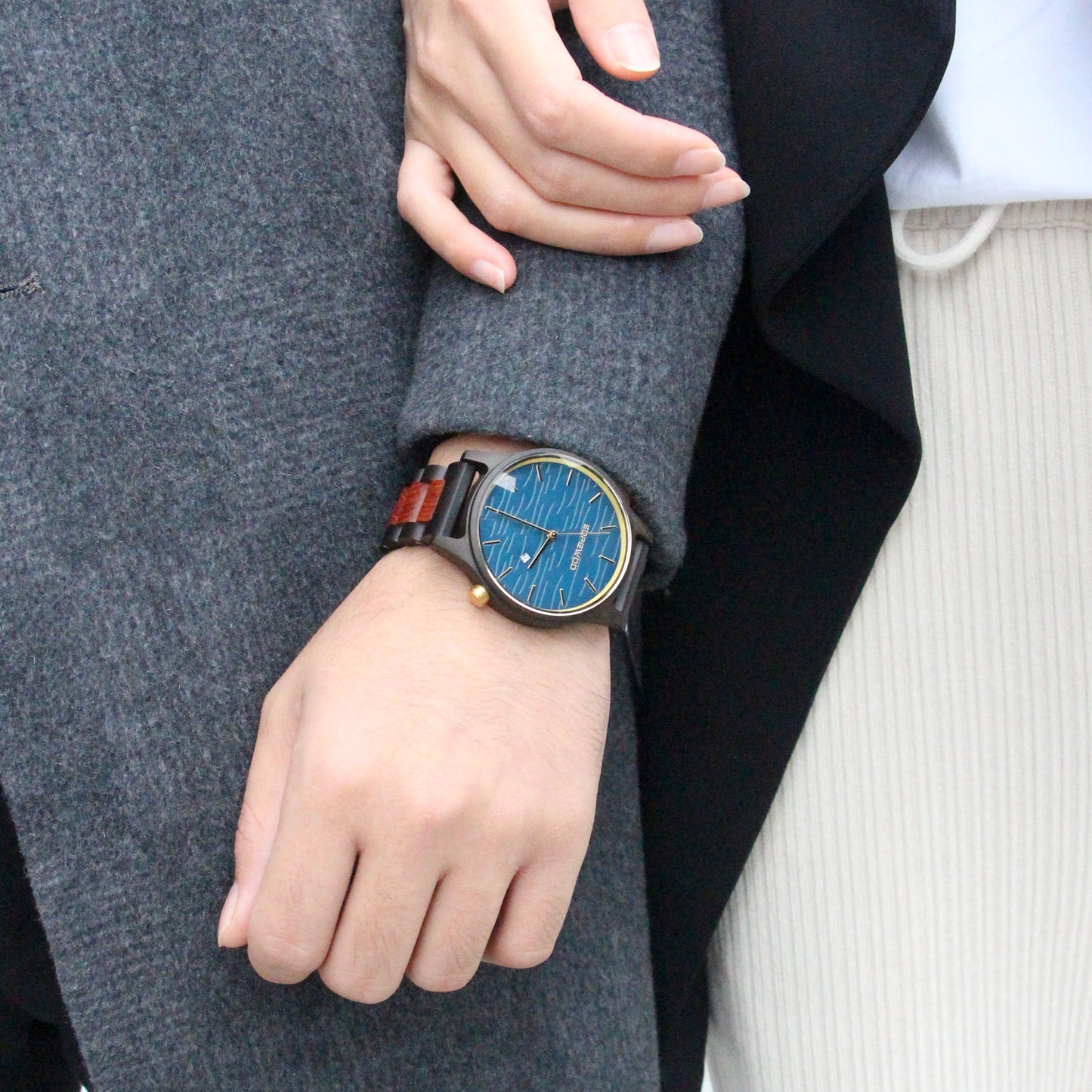 SOPEWOD Quality Luxury Branded Logo Mens Wood Watch Custom Watches Oem Bamboo Japan Wholesale Wristwatch