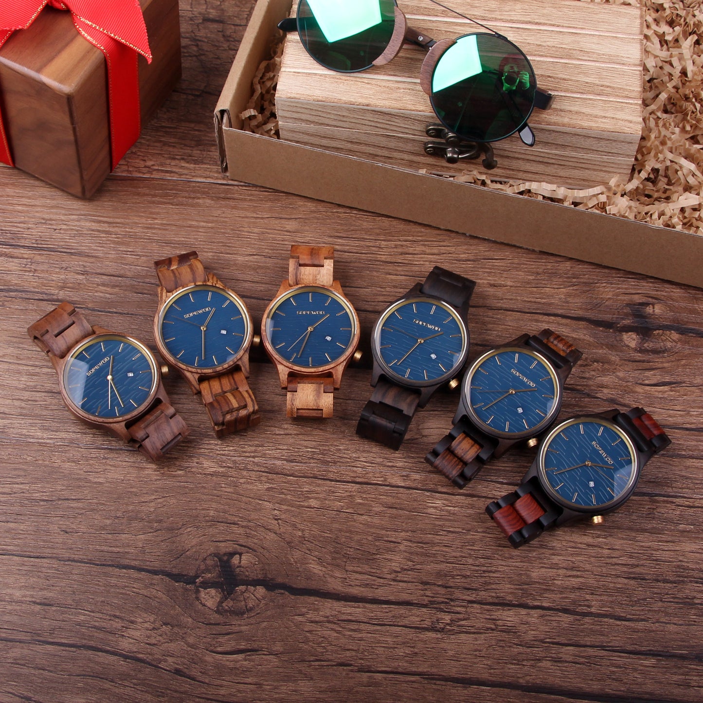 SOPEWOD Quality Luxury Branded Logo Mens Wood Watch Custom Watches Oem Bamboo Japan Wholesale Wristwatch