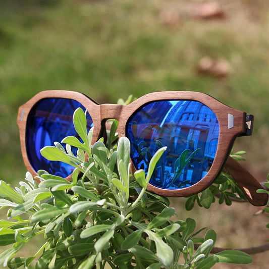 SOPEWOD Wooden Sunglasses for Men and Women – Polarized Lenses with Bamboo Wooden Frame
