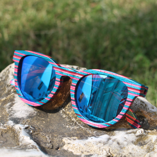 SOPEWOD Wooden Sunglasses for Men and Women – Polarized Lenses with Bamboo Wooden Frame