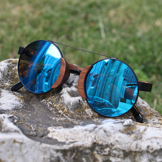 SOPEWOD Wooden Sunglasses for Men and Women – Polarized Lenses with Bamboo Wooden Frame