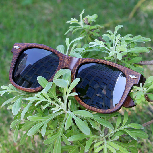 SOPEWOD Wooden Sunglasses for Men and Women – Polarized Lenses with Bamboo Wooden Frame