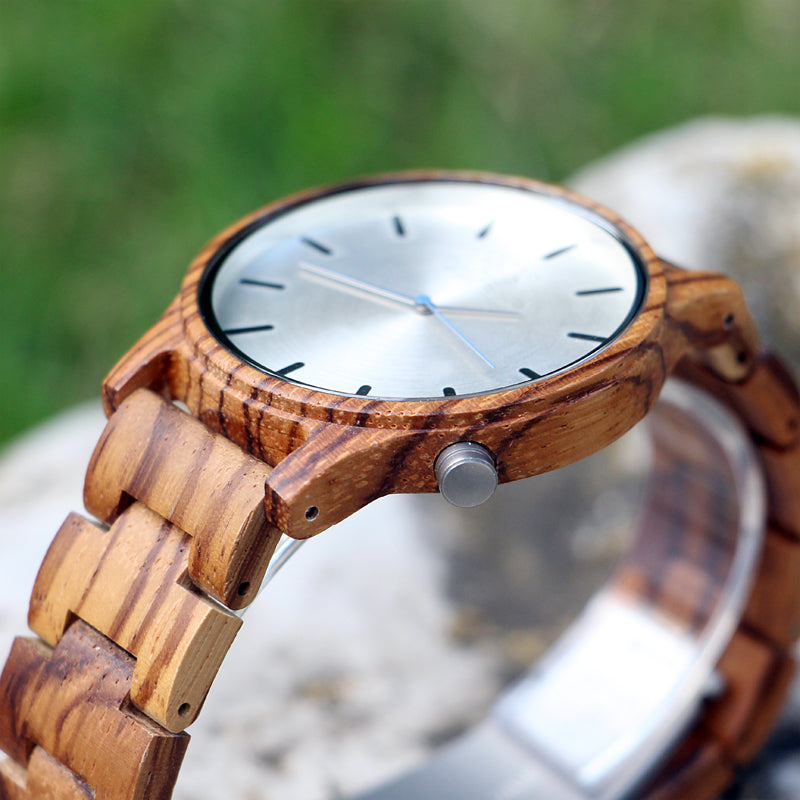 SOPEWOD Wood Watches for Women, Wooden Handmade Watch with Lightweight Adjustable Wood Band, Natural Casual Fashion Quartz Wristwatch