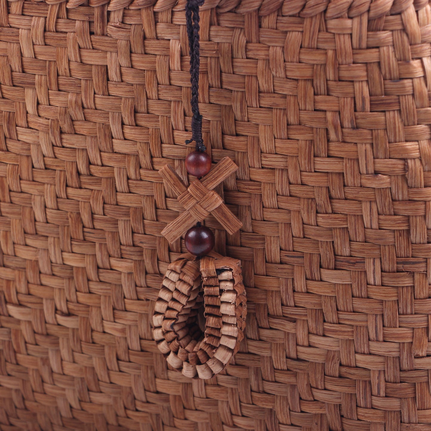 SOPEWOD Fashion Bamboo Handbag Handmade Weave Leisure bag for Womens