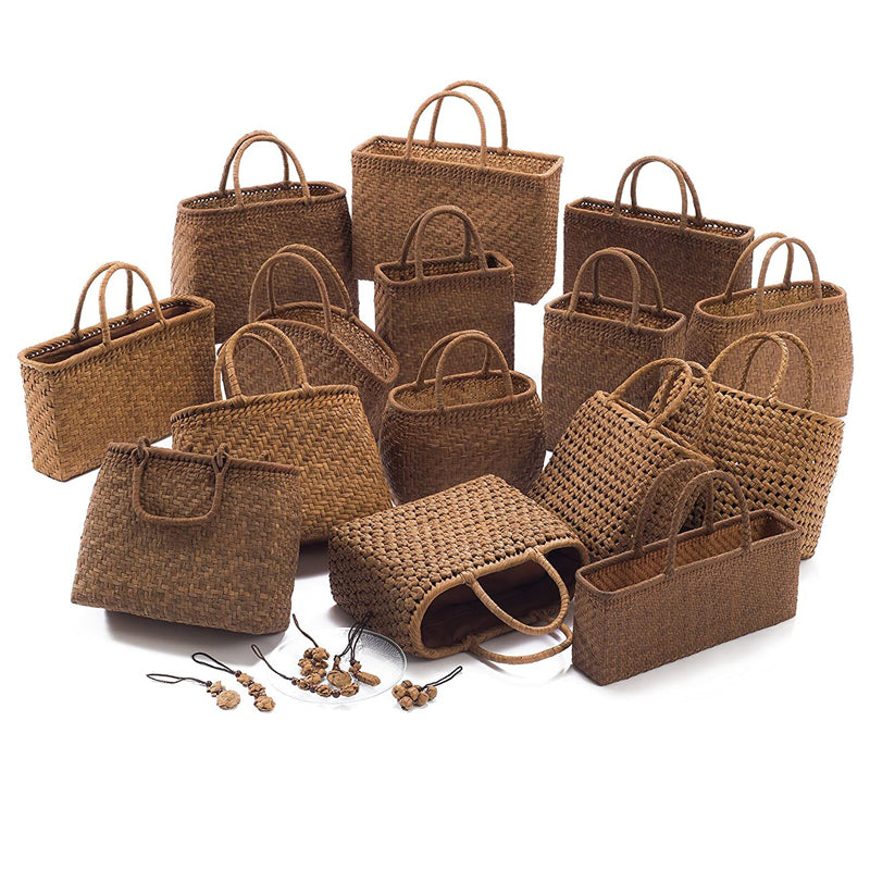 SOPEWOD Fashion Bamboo Handbag Handmade Weave Leisure bag for Womens