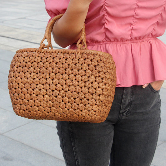 SOPEWOD Trend Handmade Weave Leisure Bamboo Bag bag for Womens