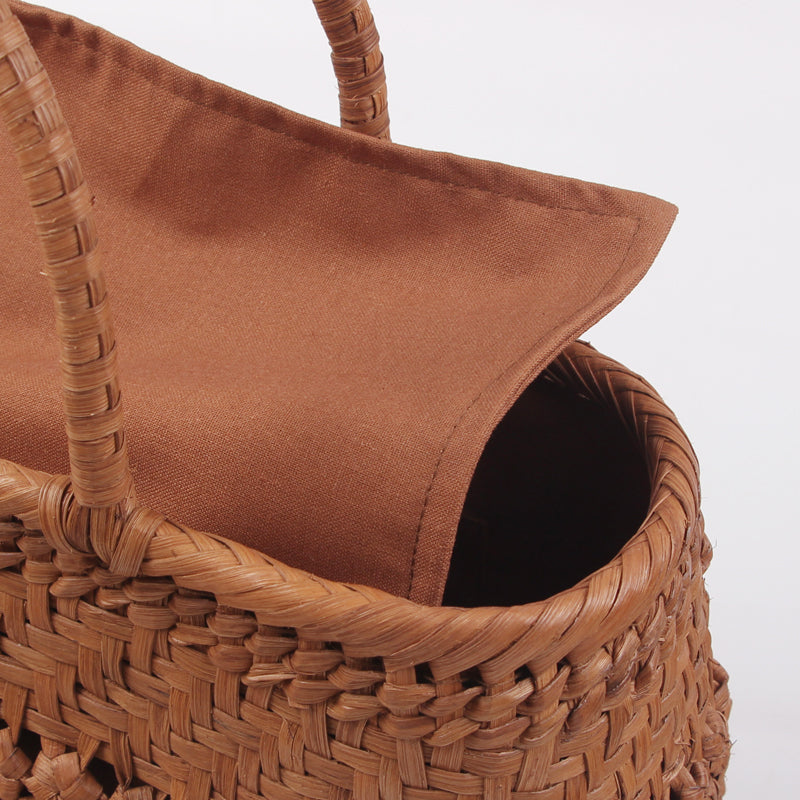 SOPEWOD trend grapevine bamboo pure small big handmade woven bag for women