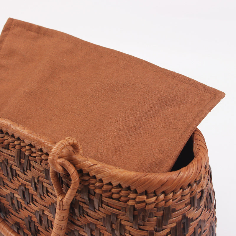 SOPEWOD trend grapevine bamboo pure small big handmade woven bag for women