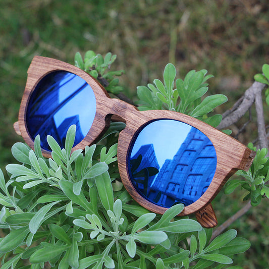 SOPEWOD Wooden Sunglasses - Polarized Lenses with Wooden Frame
