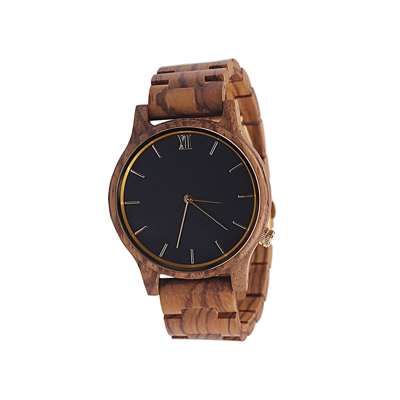 SOPEWOD Couple Wooden Quartz Watch Men and Women Handmade Fashion Watches