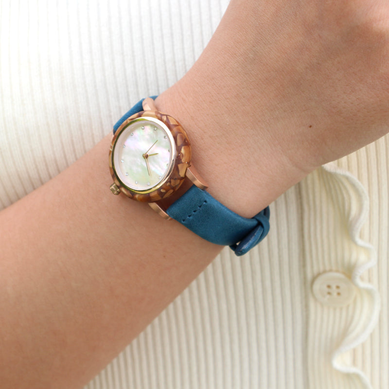 SOPEWOD new trend custom logo sandalwood walnut olive metal wooden watch, leather watches for women