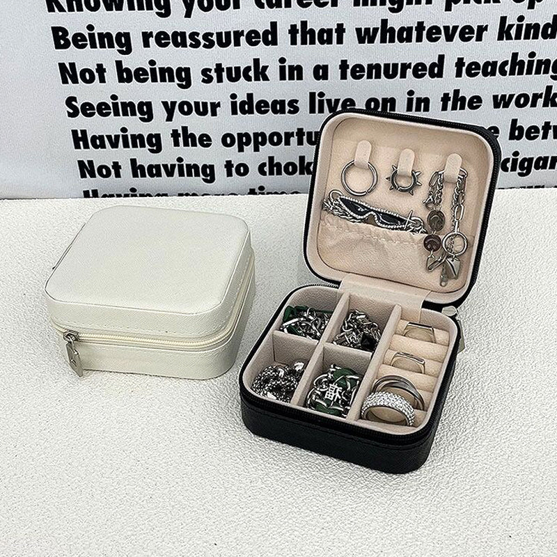 SOPEWOD Small Portable Travel Watch Bracelet Necklace Ring Storage Jewelry Organizer Box for Men Gifts