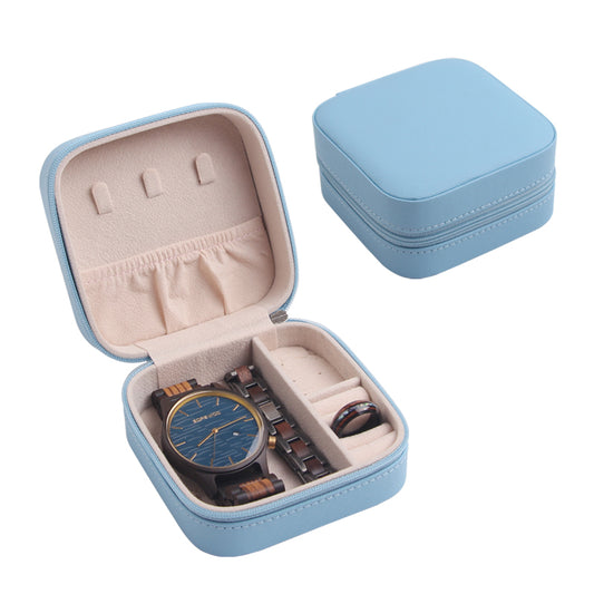 SOPEWOD Small Portable Travel Watch Bracelet Necklace Ring Storage Jewelry Organizer Box for Men Gifts