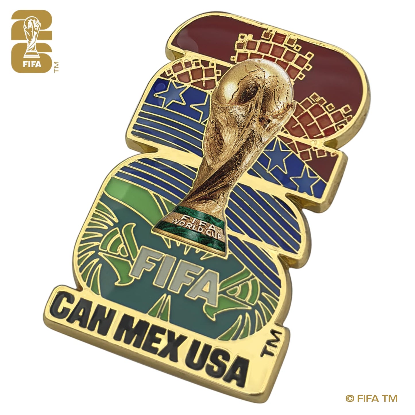 Official 2026 FIFA World Cup Edition - World Cup Host Nation Commemorative Pin
